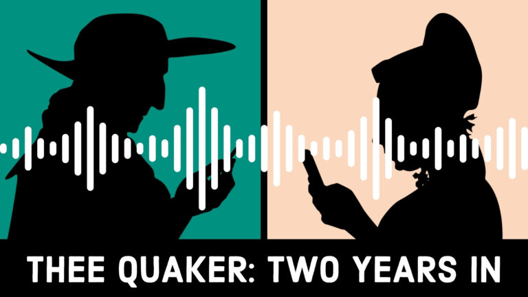Thee Quaker, Two Years In